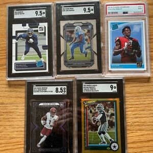 Graded Sports Trading FootballCards Collection
